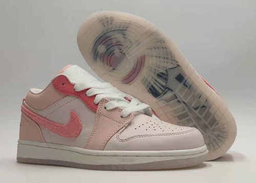 Air Jordan 1 Low SE Mighty Swooshers Pink (W)- DM5443-666