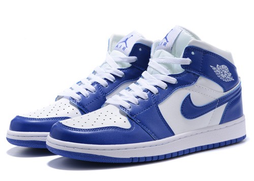 Air Jordan 1 Mid Kentucky Blue-BQ6472 104