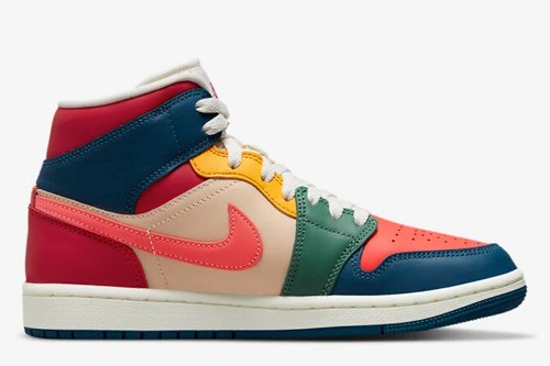 Air Jordan 1 Mid "Multi-Color" DN3738-400